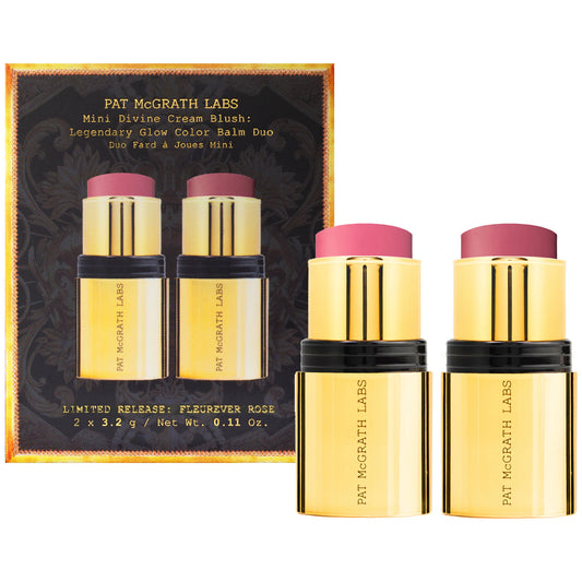 PREORDEN -Mini Divine Cream Blush: Legendary Glow Color Balm Duo | PAT MCGRATH - 2 A 4 SEMANAS EN LLEGAR