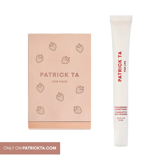 ptPREORDEN - STRAWBERRY BLUSH AND BALM SET | PATRICK TA - 2 A 4 SEMANAS EN LLEGAR