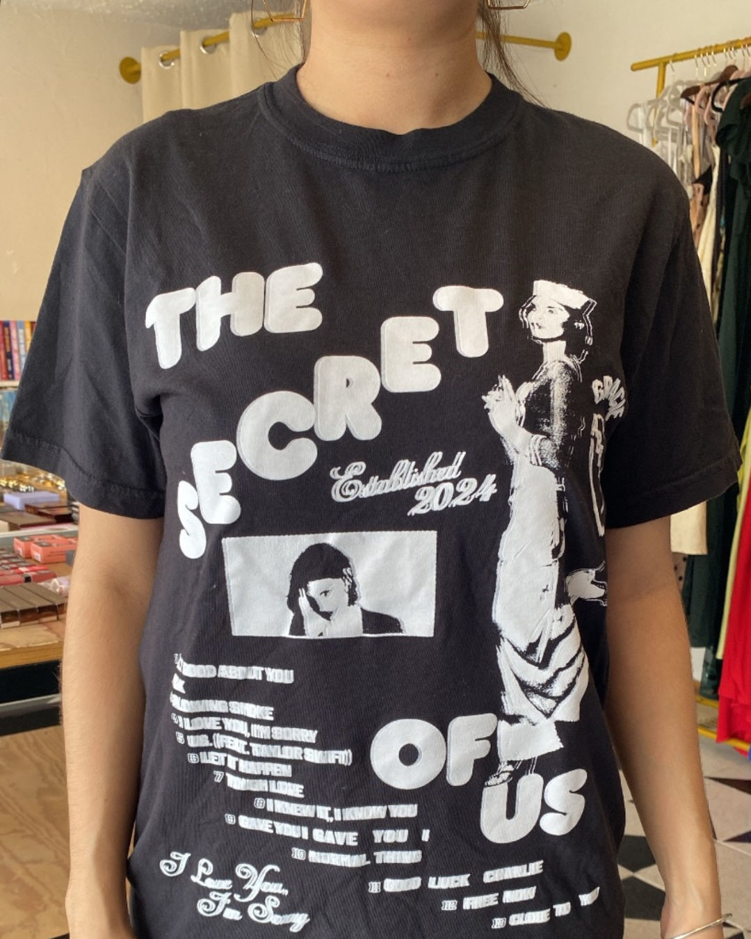 THE SECRET OF US TSHIRT - GRAIE ABRAMS