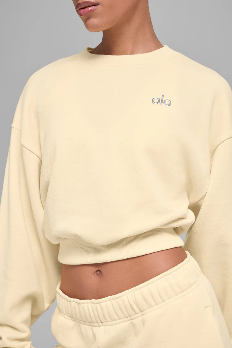 PREORDEN-Cropped Accolade Crewneck | ALO - 2 A 4 SEMANAS EN LLEGAR