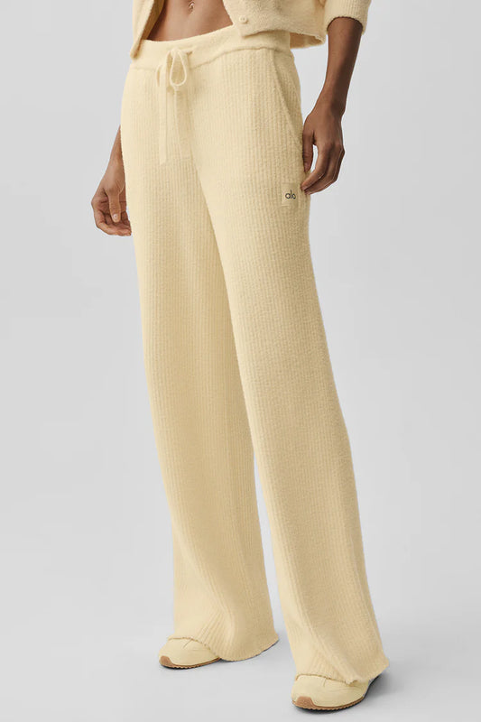 PREORDEN-Snuggle Up Sweater High-Waist Wide Leg Pant | ALO - 2 A 4 SEMANAS EN LLEGAR
