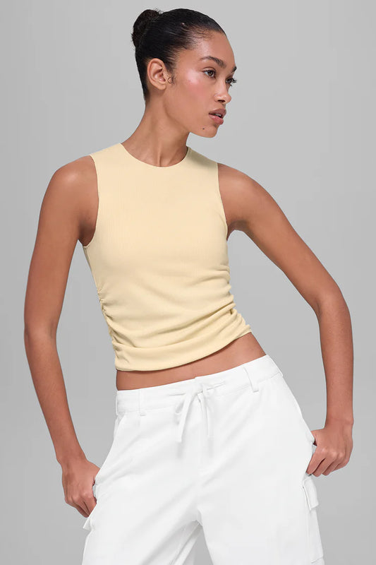 PREORDEN-Ribbed En Pointe Tank | ALO - 2 A 4 SEMANAS EN LLEGAR