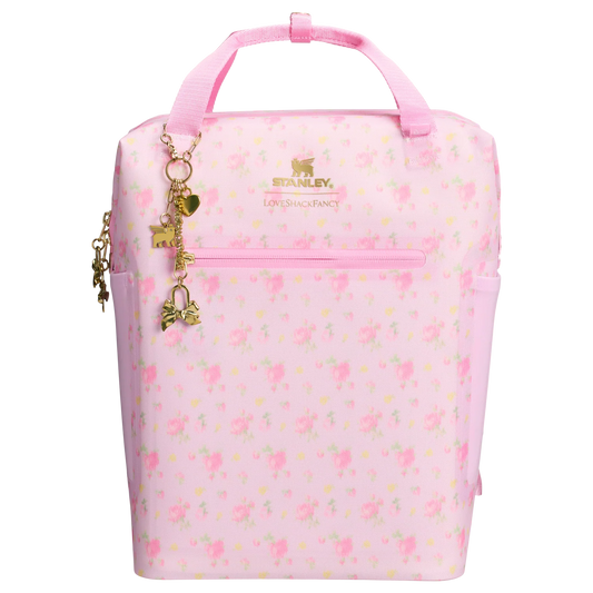 PREORDEN -Stanley 1913 x LoveShackFancy All Day Madeleine Mini Cooler Backpack | 20 Can | 14 QT | 13.2 L - 2 A 4 SEMANAS EN LLEGAR