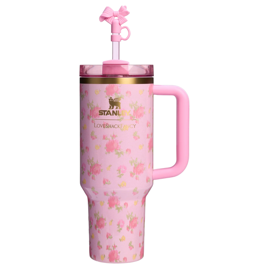 PREORDEN -Stanley 1913 x LoveShackFancy Quencher H2.0 Flowstate™ Tumbler | 40 OZ - 2 A 4 SEMANAS EN LLEGAR