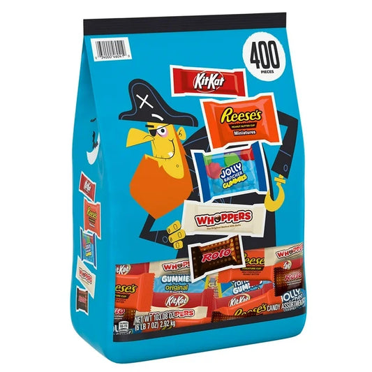 PREORDEN -HERSHEY'S Variety Pack Halloween Candy, 400 pcs. - 2 A 4 SEMANAS EN LLEGAR