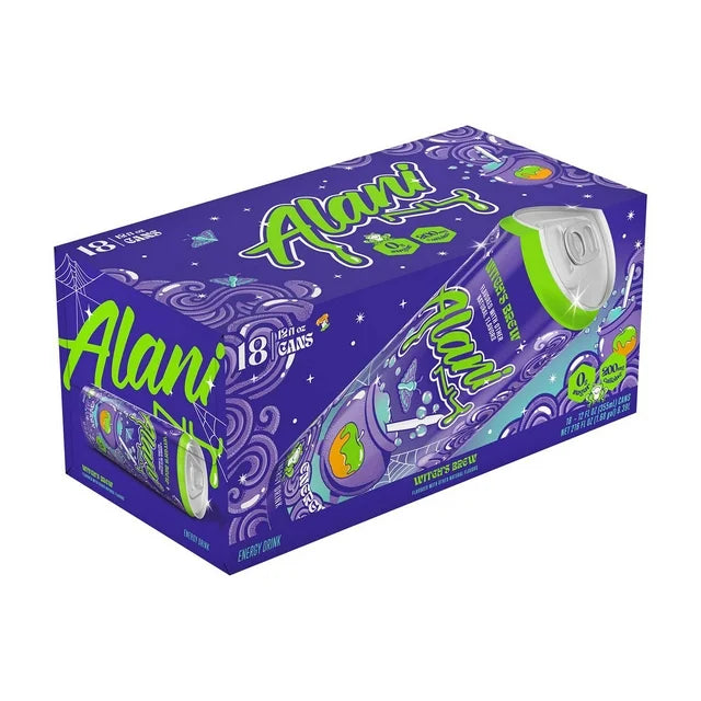 PREORDEN -Alani Nu Energy Witch's Brew, 12 fl. oz., 18 pk. - 2 A 4 SEMANAS EN LLEGAR