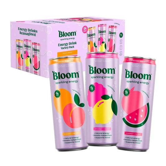 PREORDEN -Bloom Sparkling Energy 12 fl. oz., 18 pk. - 2 A 4 SEMANAS EN LLEGAR