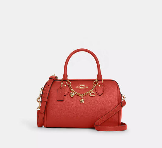 PREORDEN -Rowan Satchel Bag With Charms - 2 A 4 SEMANAS EN LLEGAR