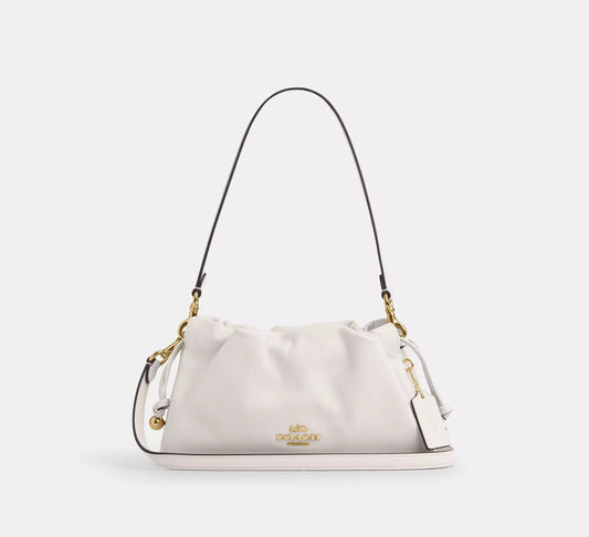 PREORDEN -Faye Shoulder Bag With Ruching | COACH - REVISA TIEMPOS DE ENTREGA