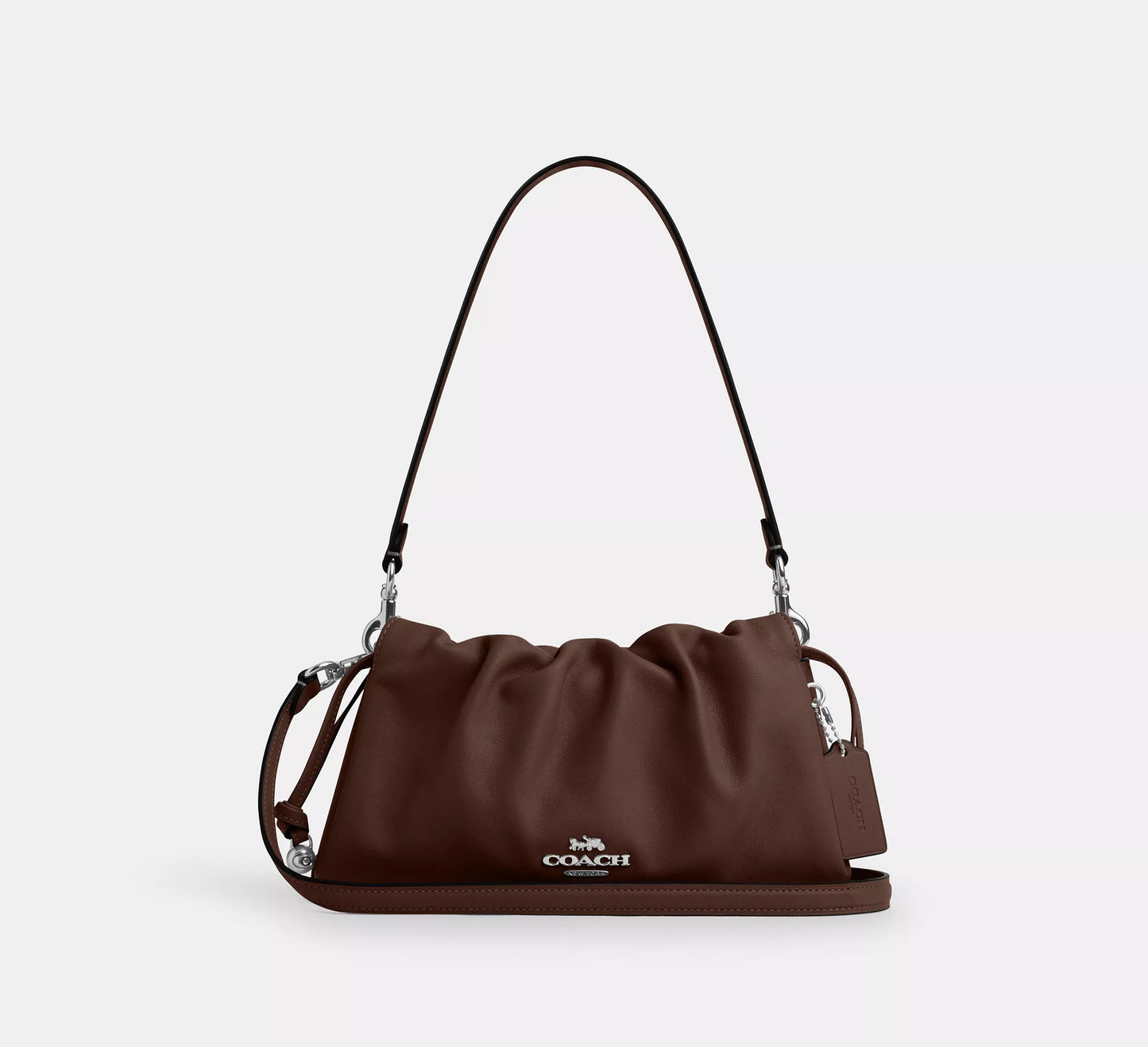 PREORDEN -Faye Shoulder Bag With Ruching | COACH - REVISA TIEMPOS DE ENTREGA