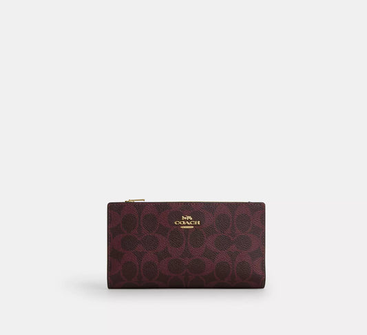 PREORDEN -Slim Zip Wallet | COACH - 2 A 4 SEMANAS EN LLEGAR