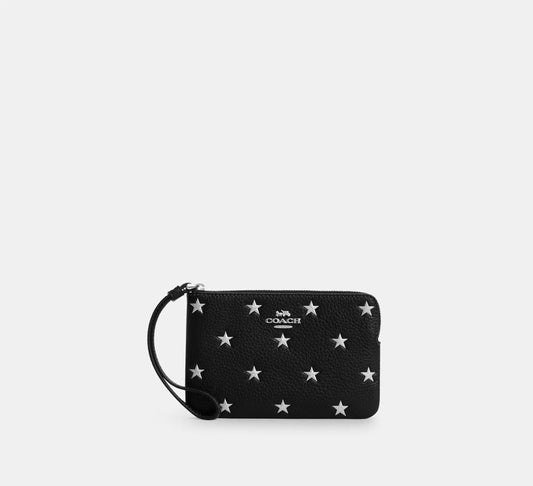 PREORDEN - Corner Zip Wristlet With Star Print | COACH - REVISA TIEMPOS DE ENTREGA