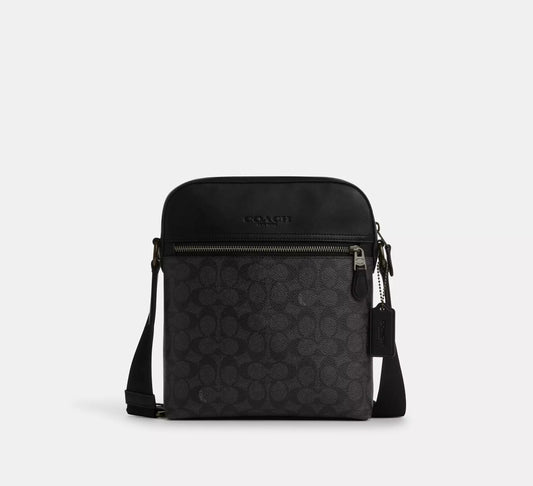 PREORDEN -Houston Flight Bag In Signature Canvas | COACH- 2 A 4 SEMANAS EN LLEGAR