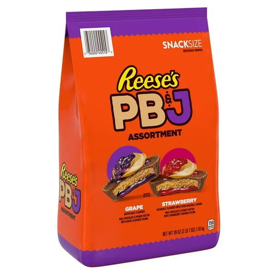 PREORDEN -REESE'S PB&J Snack Size, 39 oz. - 2 A 4 SEMANAS EN LLEGAR