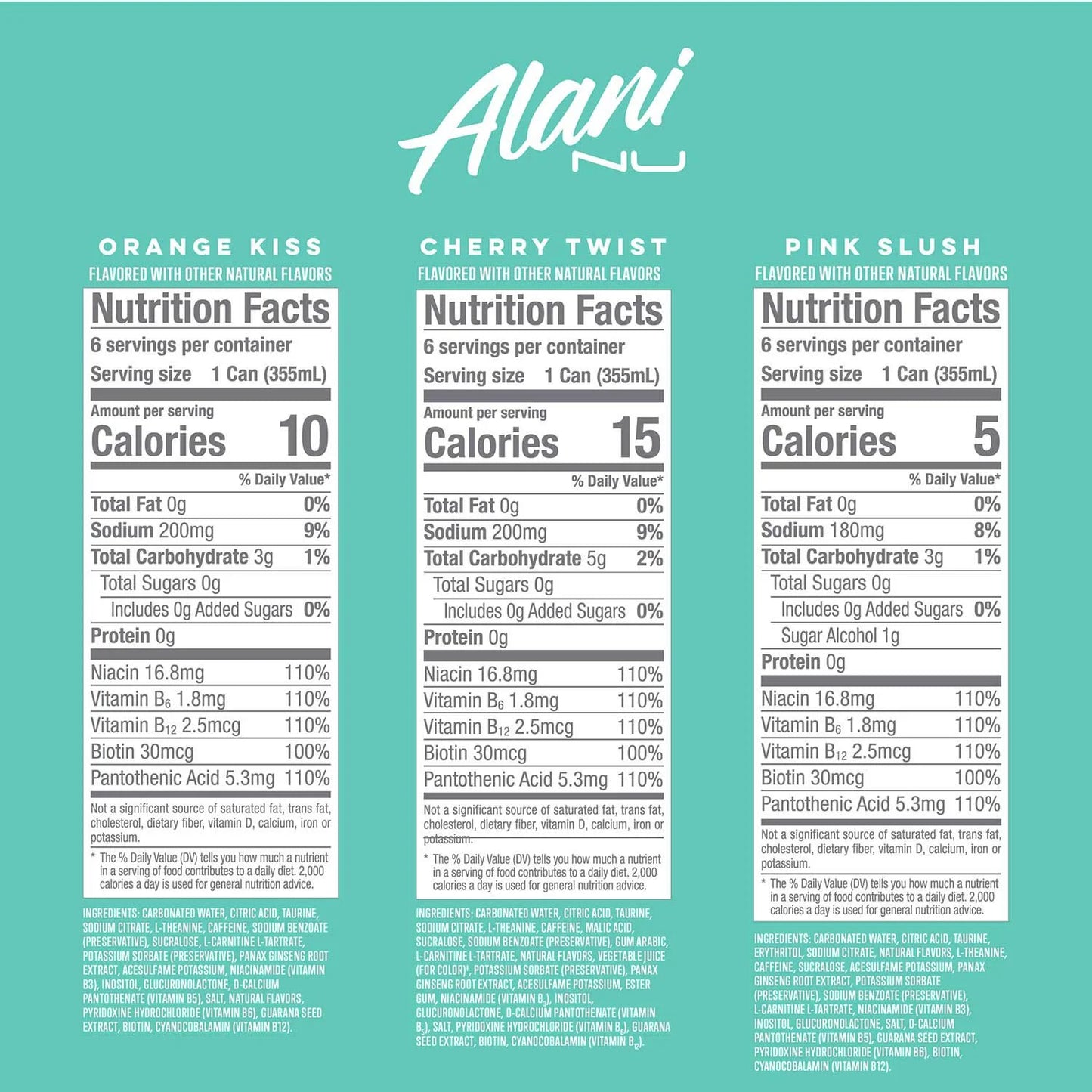 PREORDEN -Alani Nu Energy Drink, Variety Pack, 12 fl. oz., 18 pk. - 2 A 4 SEMANAS EN LLEGAR