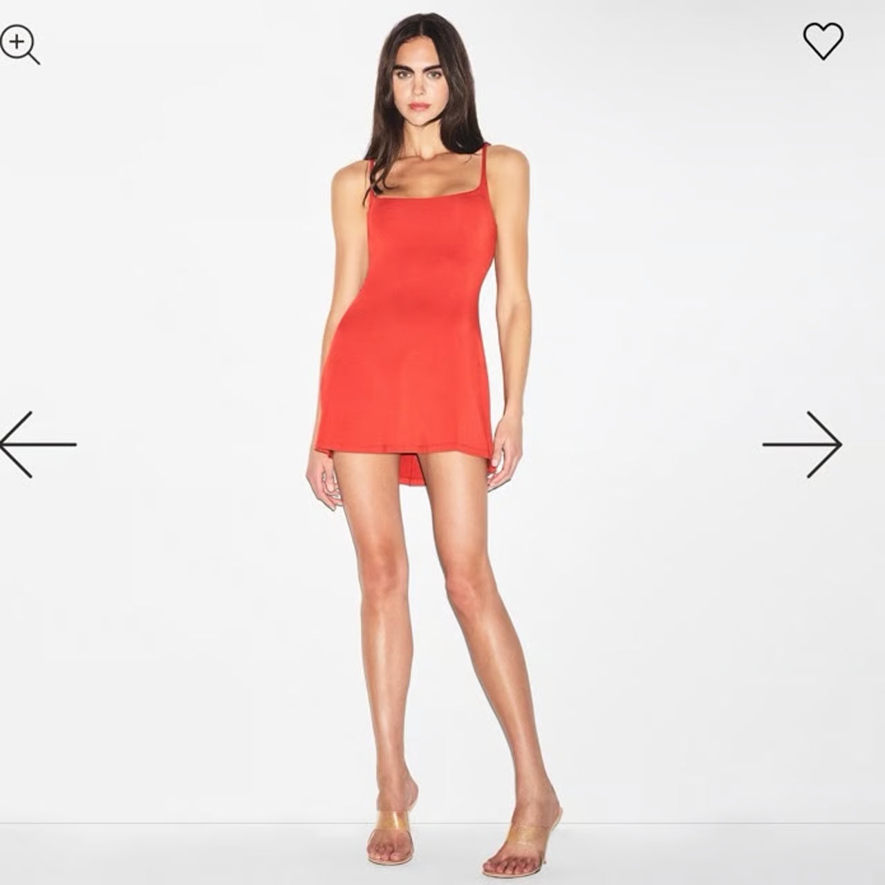 SMOOTH LAYERS SCOOP NECK MINI DRESS EN TERRA | SKIMS - NO CAMBIOS NI DEVOLUCIONES