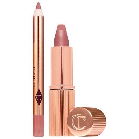 PREORDEN SEPHORA - Mini Pillow Talk Lipstick & Liner Set | Charlotte Tilbury - REVISA TIEMPOS DE ENTREGA