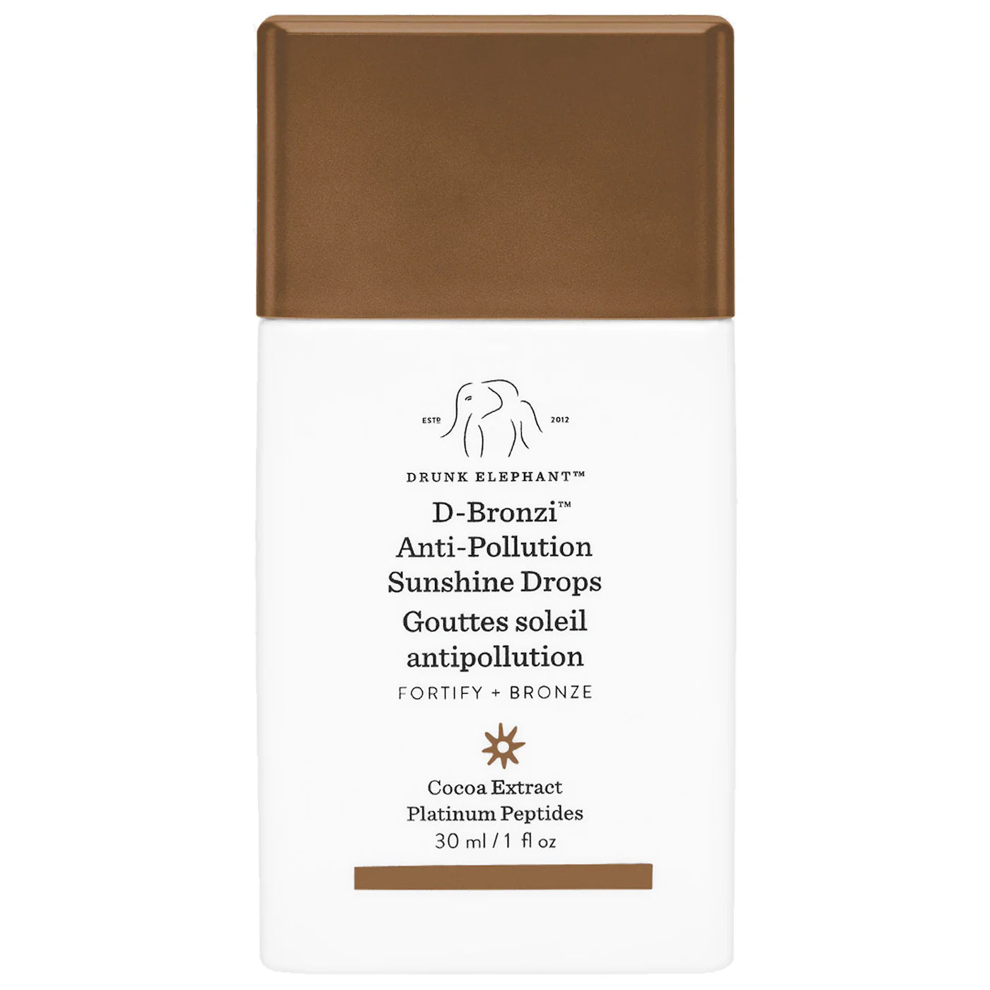D-Bronzi™ Anti-Pollution Bronzing Drops with Peptides | Drunk Elephant