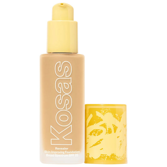 Revealer Skin-Improving Foundation SPF 25 with Hyaluronic Acid and Niacinamide | KOSAS