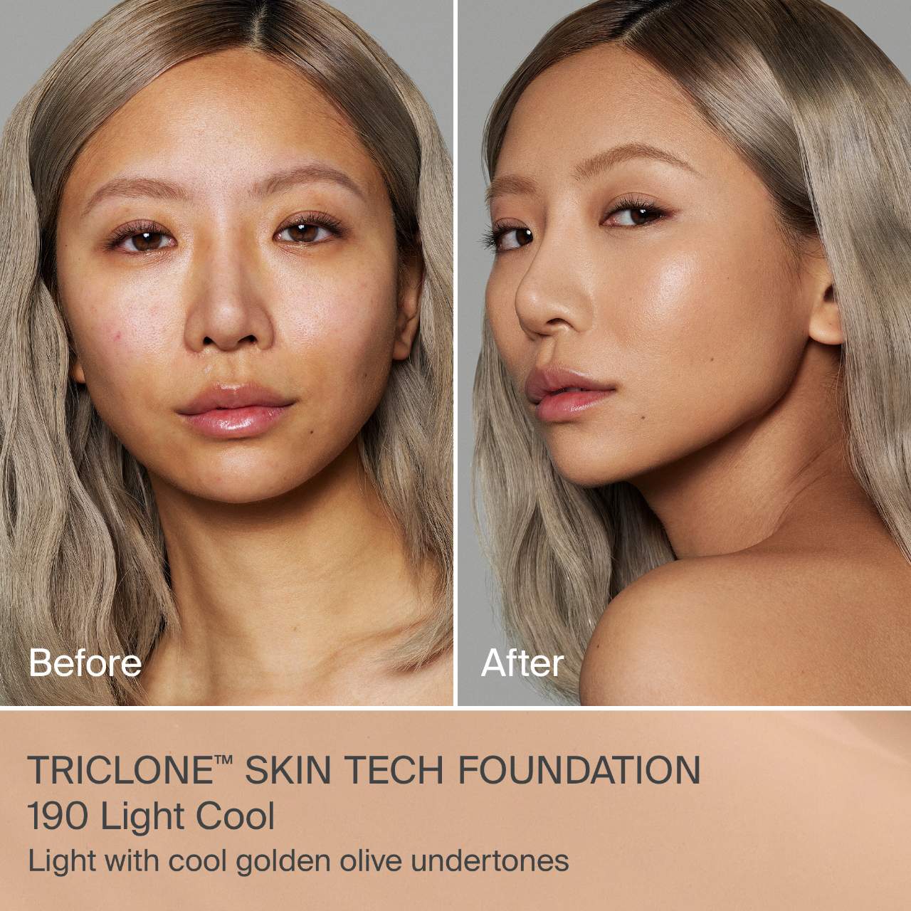 PREORDEN SEPHORA  -Triclone Skin Tech Medium Coverage Foundation with Fermented Arnica | HAUS LABS - REVISA TIEMPOS DE ENTREGA