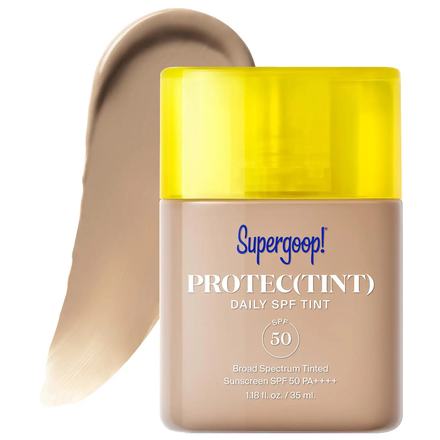 PREORDEN SEPHORA -Protec(tint) Daily SPF Tint SPF 50 Sunscreen Skin Tint with Hyaluronic Acid and Ectoin | SUPERGOOP - REVISA TIEMPOS DE ENTREGA