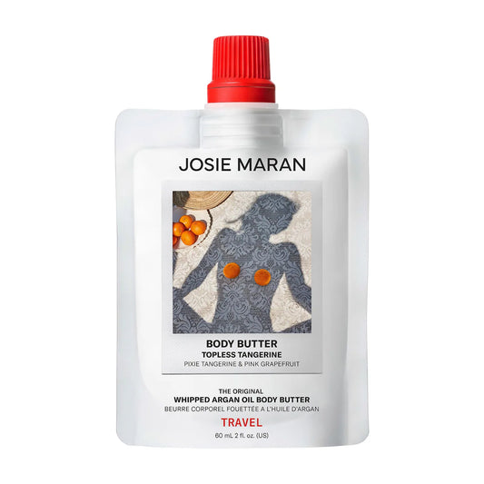 PREORDEN SEPHORA- Topless Tangerine - Whipped Argan Oil Refillable Firming Body Butter Jar | JOSIE MARAN - REVISA TIEMPOS DE ENTREGA