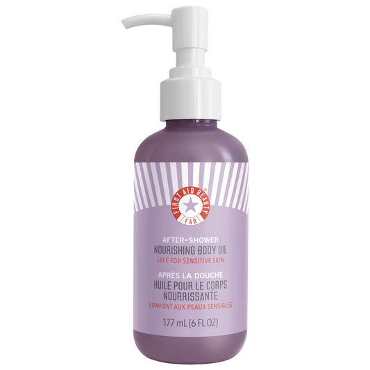 PREORDEN -After-Shower Nourishing Body Oil | FIRST AID BEAUTY - 2 A 4 SEMANAS EN LLEGAR