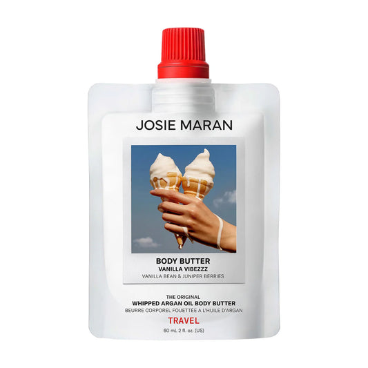 PREORDEN SEPHORA- Vanilla Vibezzz - Whipped Argan Oil Refillable Firming Body Butter Jar | JOSIE MARAN - REVISA TIEMPOS DE ENTREGA