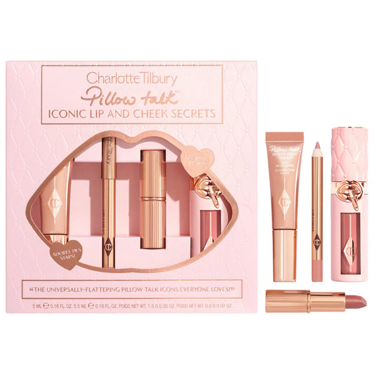 PREORDEN -Pillow Talk Lip & Cheek Secrets Set | CHARLOTTE TILBURRY - REVISA TIEMPOS DE ENTREGA