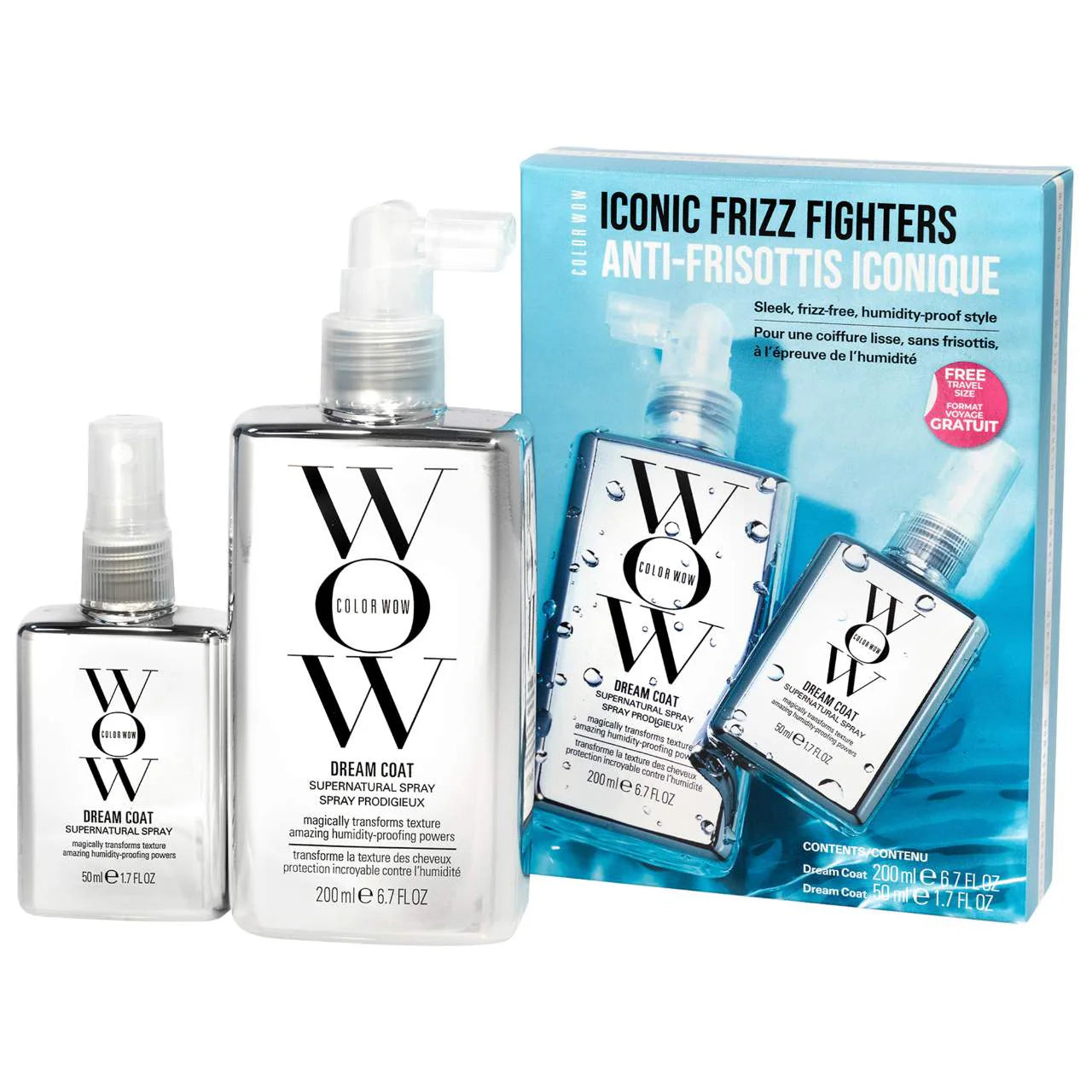 PREORDEN -Dream Coat Iconic Frizz Fighters Hair Duo Value Set | WOW - REVISA TIEMPOS DE ENTREGA