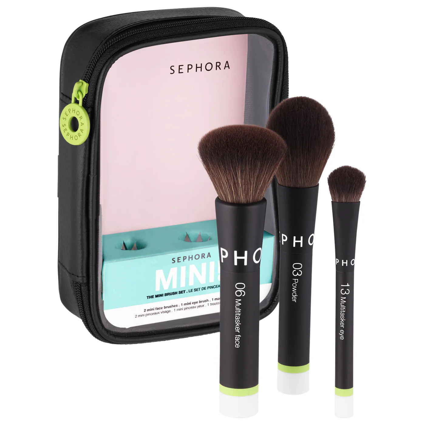 PREORDEN - Mini Face and Eye Brush Set - 2 A 4 SEMANAS EN LLEGAR