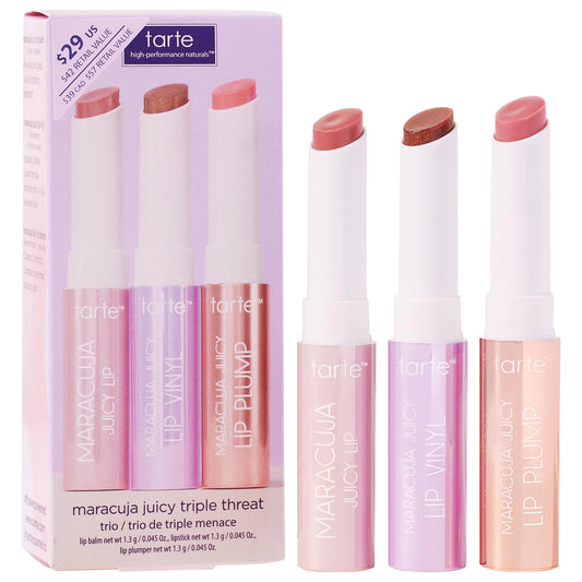 PREORDEN -mini maracuja juicy triple threat trio | TARTE - 2 A 4 SEMANAS EN LLEGAR