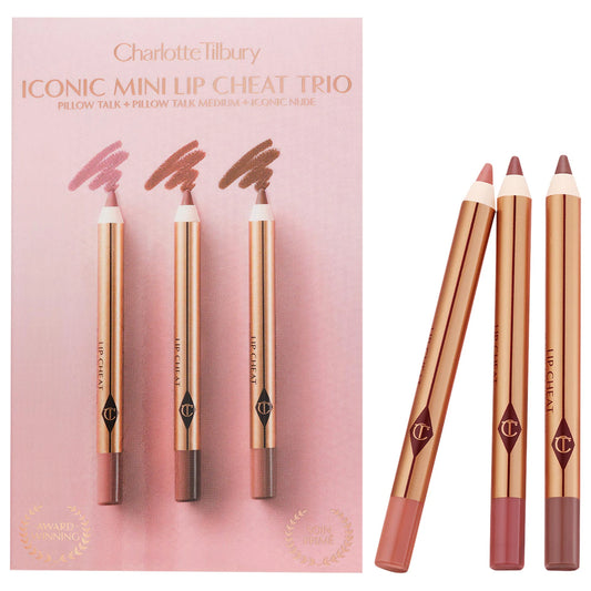 PREORDEN -Mini Iconic Lip Cheat Lip Liner Trio | CHARLOTTE TILBURY - 2 A 4 SEMANAS EN LLEGAR