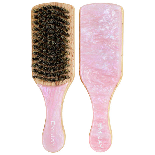 PREORDEN -Mini Boar Bristle Hair Brush in Pink Sugar | EMI JAY - 2 A 4 SEMANAS EN LLEGAR