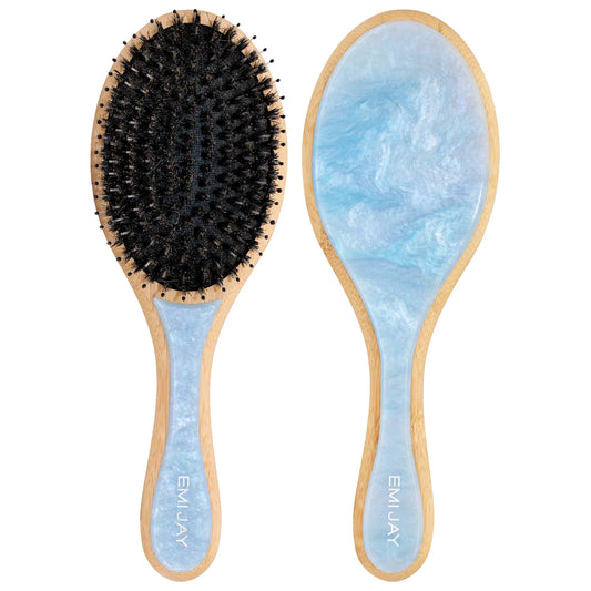 PREORDEN -Flat Hair Brush in Blue Sugar | EMI JAY - 2 A 4 SEMANAS EN LLEGAR