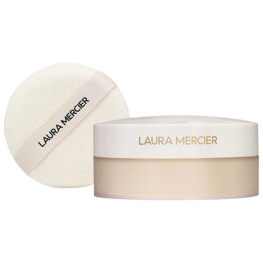 PREORDEN -Jumbo Translucent Loose Setting Powder Ultra-Blur & Velour Puff | LAURA MERCIER - 2 A 4 SEMANAS EN LLEGAR