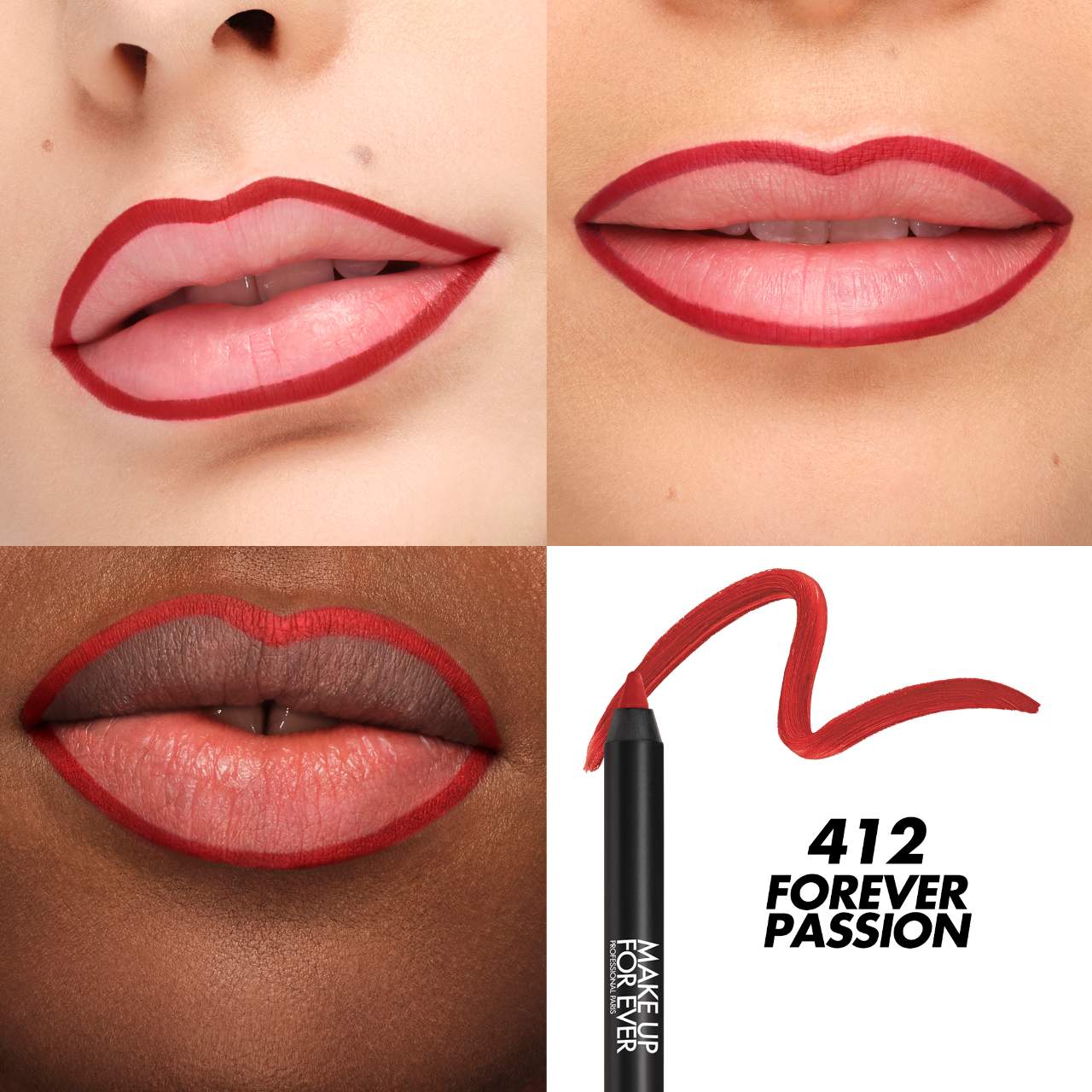 PREORDEN  -Artist Color Pencil Extreme Waterproof Lip Liner | MUFE - 2 A 4 SEMANAS EN LLEGAR