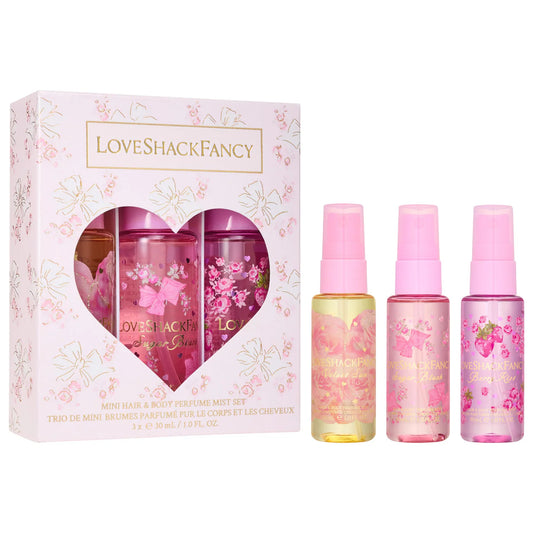 PREORDEN -Mini Hair and Body Mist Perfume Discovery Set | LOVESHACKFANCY - 2 A 4 SEMANAS EN LLEGAR