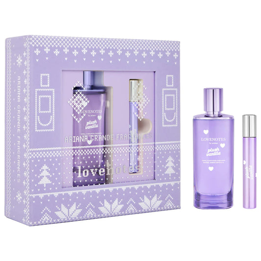 PREORDEN -LOVENOTES Plush Vanilla Perfume Gift Set | ARIANA GRANDE - 2 A 4 SEMANAS EN LLEGAR