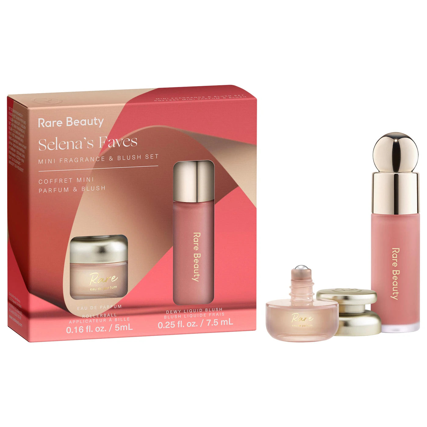 PREORDEN -Selena's Faves Mini Fragrance & Blush Set | RARE BEAUTY - 2 A 4 SEMANAS EN LLEGAR