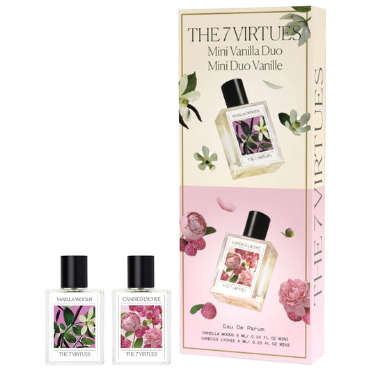 PREORDEN -Mini Vanilla Perfume Duo Gift Set | 7 VIRTUES - 2 A 4 SEMANAS EN LLEGAR