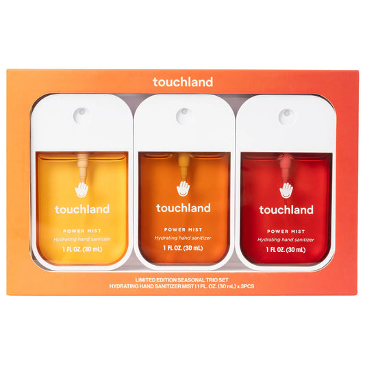 PREORDEN -Limited Edition Power Mist Hydrating Hand Sanitizer Seasonal Trio Set | TOUCHLAND - 2 A 4 SEMANAS EN LLEGAR