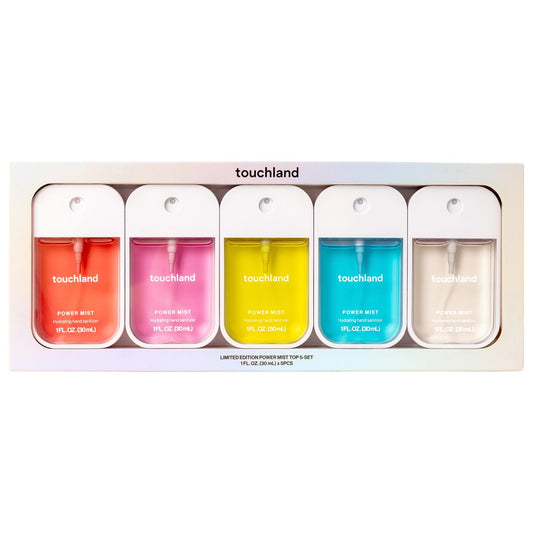 PREORDEN -Limited Edition Power Mist Hydrating Hand Sanitizer Top 5-Set | TOUCHLAND - 2 A 4 SEMANAS EN LLEGAR
