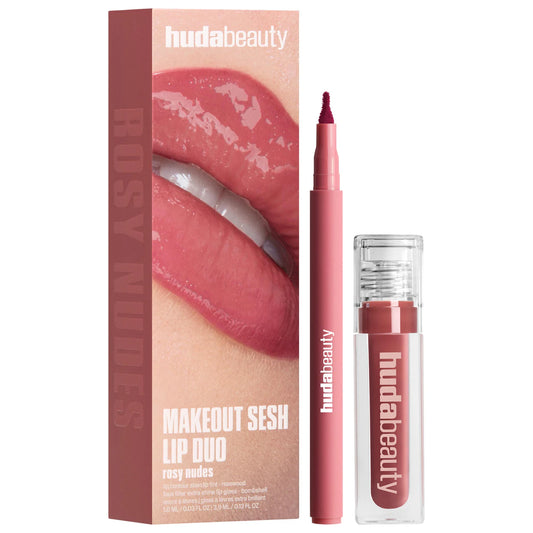 PREORDEN -Make Out Sesh Lip Duos | HUDA BEAUTY - 2 A 4 SEMANAS EN LLEGAR