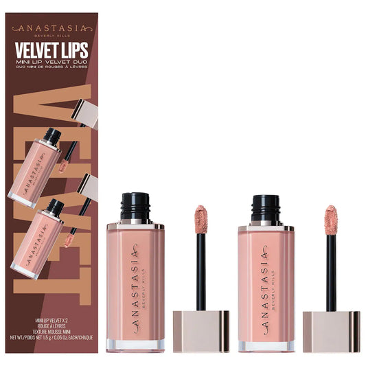 PREORDEN -Mini Velvet Lips Lip Velvet Duo | ANASTASIA BEVERLY HILLS - 2 A 4 SEMANAS EN LLEGAR