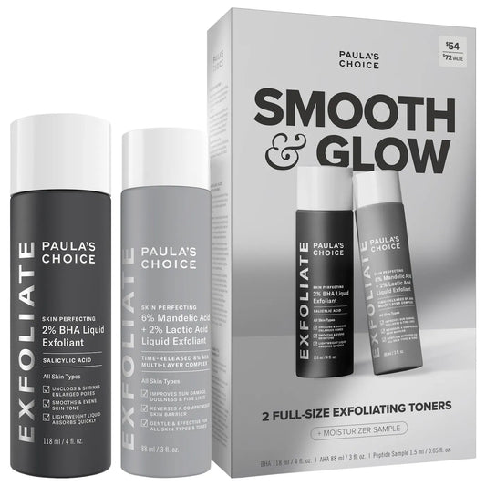 PREORDEN -Smooth & Glow Gift Set for clearer, brighter skin | PAULA´S CHOICE - 2 A 4 SEMANAS EN LLEGAR