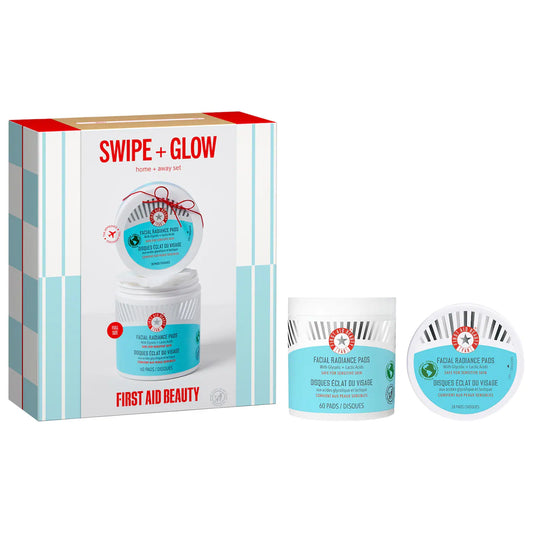 PREORDEN -Swipe + Glow Home + Away Holiday Gift Set | FIRST AID BEAUTY - 2 A 4 SEMANAS EN LLEGAR