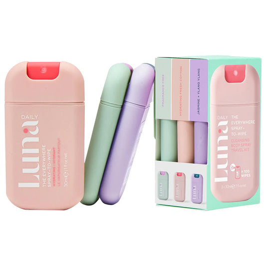 PREORDEN -The Everywhere Spray-to-Wipe Mini Trio Holiday Set | LUNA - 2 A 4 SEMANAS EN LLEGAR