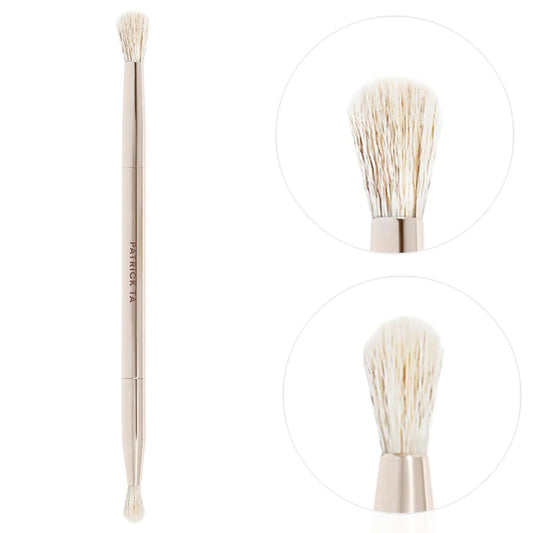 PREORDEN -Dual Ended Eyeshadow Brush | PATRICK TA - 2 A 4 SEMANAS EN LLEGAR