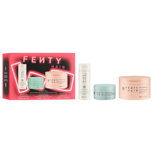 PREORDEN -The Rich Curls 3-Piece Curl-Defining Hair Gift Set | FENTY HAIR - 2 A 4 SEMANAS EN LLEGAR